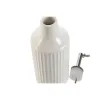 Menāža Home ESPRIT Balts Sudrabains Nerūsējošais tērauds Porcelāns Urbāns 350 ml 7 x 7 x 22 cm