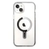 Speck Presidio Perfect-Clear ClickLock & Magsafe - iPhone 15 Plus / iPhone 14 Plus Case (Clear / Chrome Finish / Serene Silver)