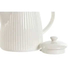 Teekannu Home ESPRIT Valkoinen Posliini 1 L
