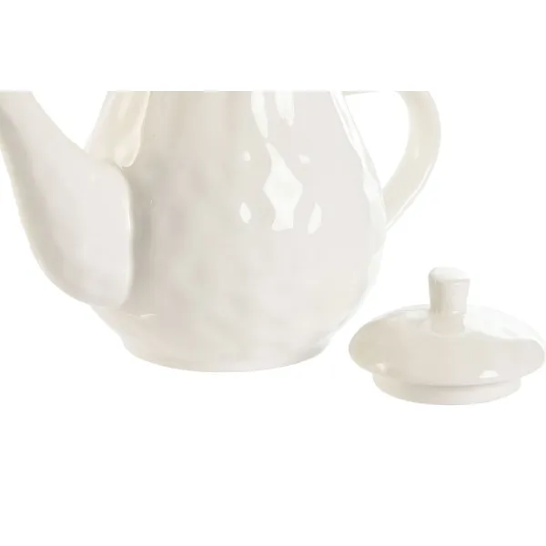 Tējkanna Home ESPRIT Balts Brūns Porcelāns 1 L