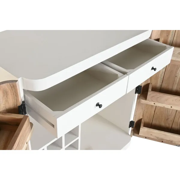 Подставка под бутылки Home ESPRIT Белый Натуральный 85 x 50 x 100 cm