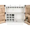 Подставка под бутылки Home ESPRIT Белый Натуральный 85 x 50 x 100 cm
