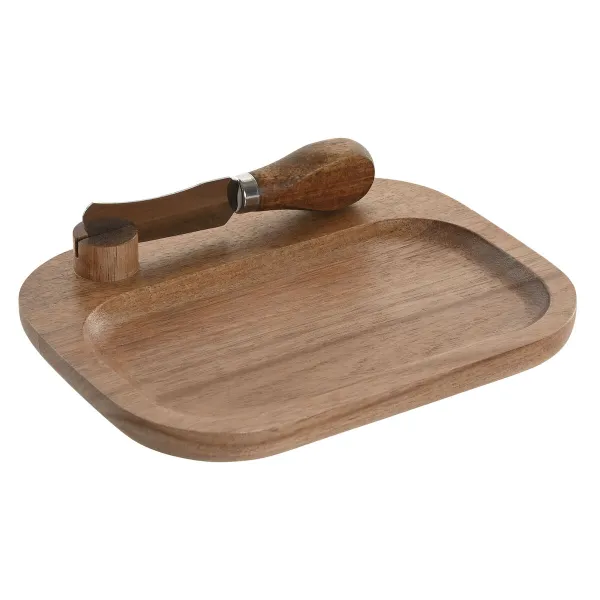 Разделочная доска для сыра Home ESPRIT Натуральный 19,5 x 15 x 3 cm