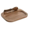 Разделочная доска для сыра Home ESPRIT Натуральный 19,5 x 15 x 3 cm