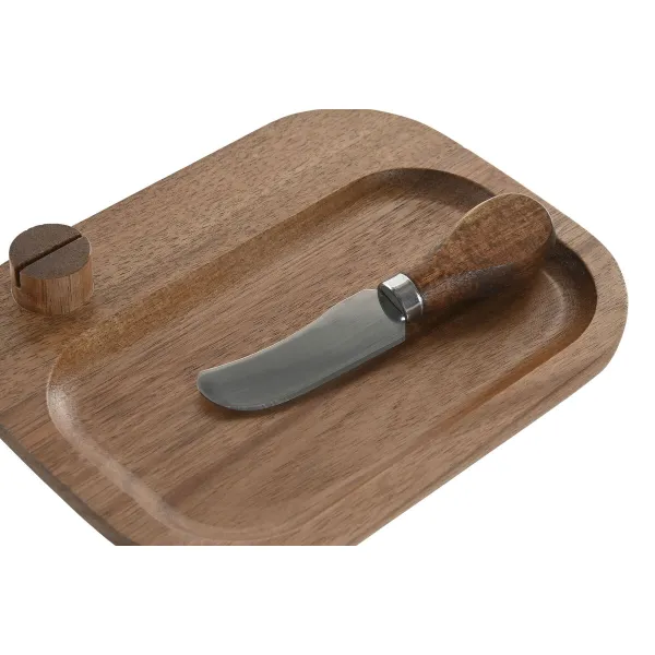 Разделочная доска для сыра Home ESPRIT Натуральный 19,5 x 15 x 3 cm