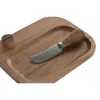 Разделочная доска для сыра Home ESPRIT Натуральный 19,5 x 15 x 3 cm