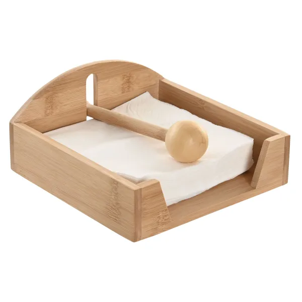 Коробка для салфеток Home ESPRIT Натуральный Бамбук 19 x 21 x 8,8 cm