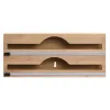 Держатель кухонной бумаги Home ESPRIT Натуральный Бамбук 33,5 x 7 x 14,5 cm