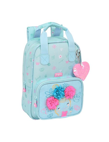 Child bag Glow Lab Cute doll Light Blue (20 x 28 x 8 cm)