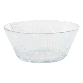 Salad Bowl Home ESPRIT Transparent 22 x 22 x 9,5 cm