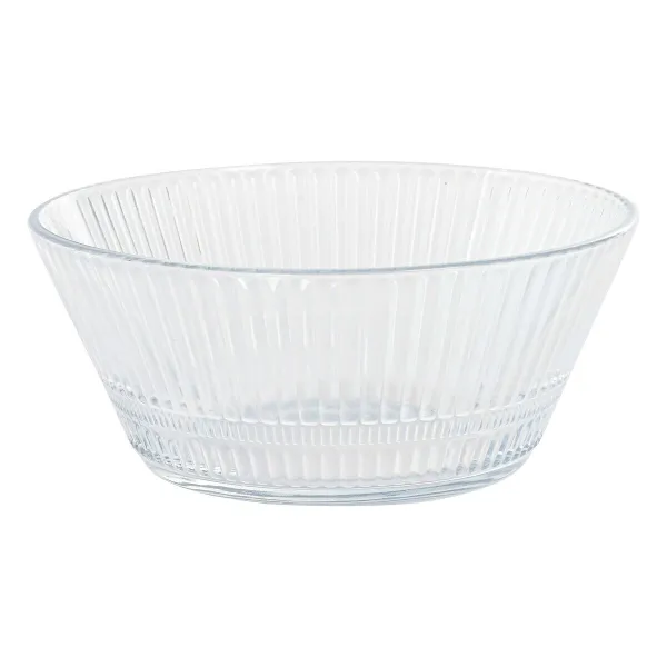Salad Bowl Home ESPRIT Transparent 22 x 22 x 9,5 cm