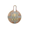 Leikkuulauta Home ESPRIT Kullattu Luonnollinen Moderni 30 x 40 x 1,5 cm (4 Kappaletta)