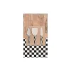 Leikkuulauta Home ESPRIT Valkoinen Musta Luonnollinen Moderni 20 X 38 X 1,5 CM (4 Kappaletta)