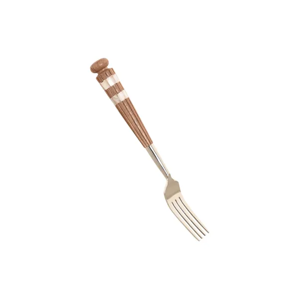 Stalo įrankiai Home ESPRIT Balta Sidabras Natūralus Nerūdijantis plienas Akacija 4,5 X 2 X 21 CM 16 Dalys