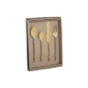 Stalo įrankiai Home ESPRIT Auksinis Nerūdijantis plienas 4,5 X 2 X 21 CM 16 Dalys