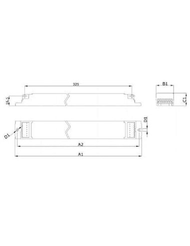 Xitanium 75W 0.12-0.4A 215V TD 230V