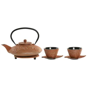 Teekannu Home ESPRIT Oranssi Ruostumaton teräs Rauta 800 ml
