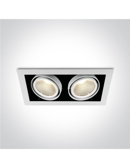 ONE Light | 51230/W/W WHITE COB LED 2x30W WW 38deg 230V