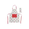 Prijuostė Home ESPRIT Balta Raudona Žalia Rusvai gelsva 60 x 0,2 x 80 cm (2 vnt.)
