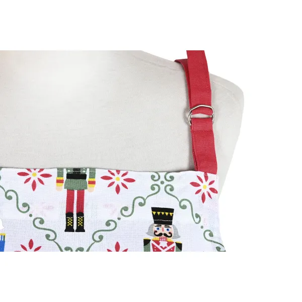 Prijuostė Home ESPRIT Balta Raudona Žalia Rusvai gelsva 60 x 0,2 x 80 cm (2 vnt.)