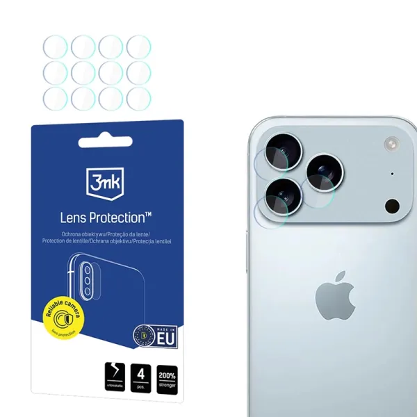 3mk Lens Protection - Camera Lens Glass for iPhone 17 Pro Max (4 sets)