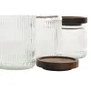 3 Tubs Home ESPRIT Transparent Natural 700 ml 1 L 3 Pieces