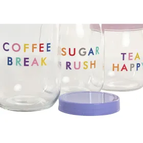 3 Tubs Home ESPRIT Pink Lilac Modern 1 L 1,5 L 3 Pieces