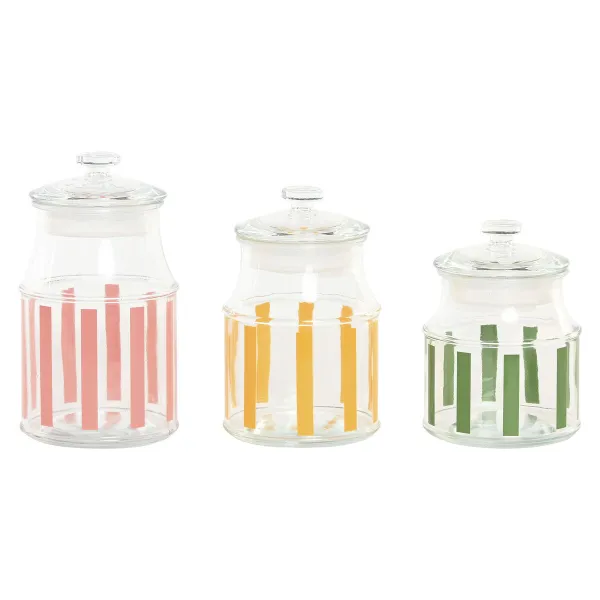 3 caurules Home ESPRIT Daudzkrāsains Strīpas Moderns 1 L 1,2 L 3 Daudzums