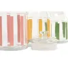 3 Tubs Home ESPRIT Multicolour Stripes Modern 1 L 1,2 L 3 Pieces