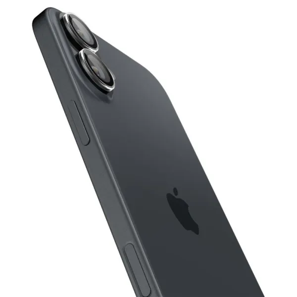 Spigen Optik Pro GLAS.TR EZ Fit Camera Protector 2-Pack - Lens Protector for iPhone 17 / 16 / 16 Plus (2 pcs) (Clear)