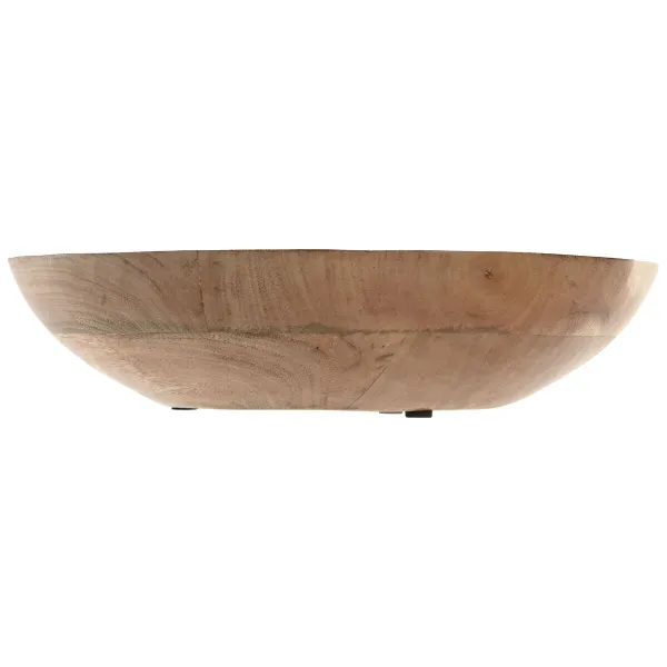 Užkandžių indai Home ESPRIT Žalia Natūralus Mango mediena Šiuolaikiškas Lakuotas 30 x 30 x 7 cm
