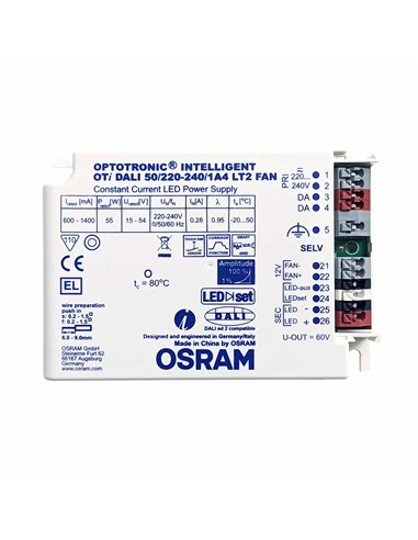 OTi DALI 50/220-240/14A LT2 FAN Osram Optotronic Intelligent