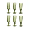 Набор рюмок Home ESPRIT Зеленый Стеклянный 135 ml (6 штук)