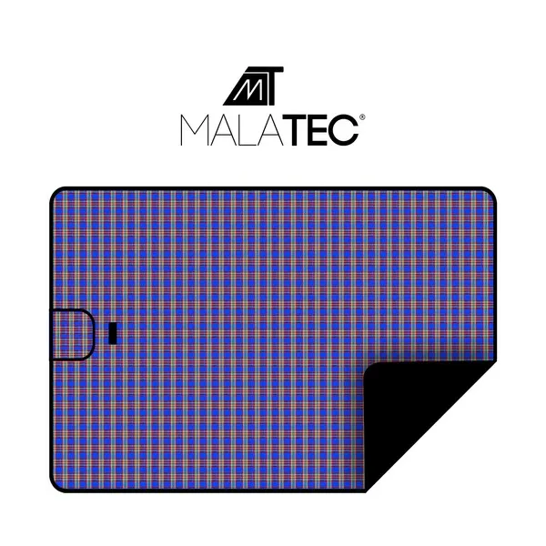 Picnic mat 145x180 basic - blue