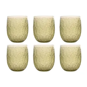 Lasisetti Home ESPRIT Vihreä Kristalli Lievennyksellä 360 ml (6 osaa)