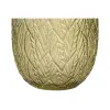 Набор стаканов Home ESPRIT Зеленый Стеклянный С облегчением 360 ml (6 штук)