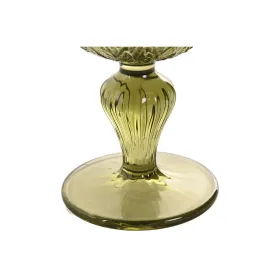 Setti laseja Home ESPRIT Vihreä Kristalli 250 ml (6 osaa)