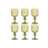 Набор рюмок Home ESPRIT Зеленый Стеклянный 340 ml (6 штук)