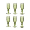 Набор рюмок Home ESPRIT Зеленый Стеклянный 160 ml (6 штук)