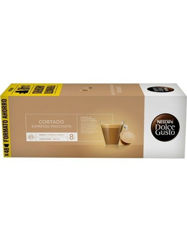 Coffee Capsules with Case Nescafé Dolce Gusto Espresso Macchiato 1 Unit