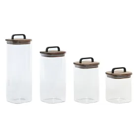 4 caurules Home ESPRIT Caurspīdīgs Dabisks 4 Daudzums