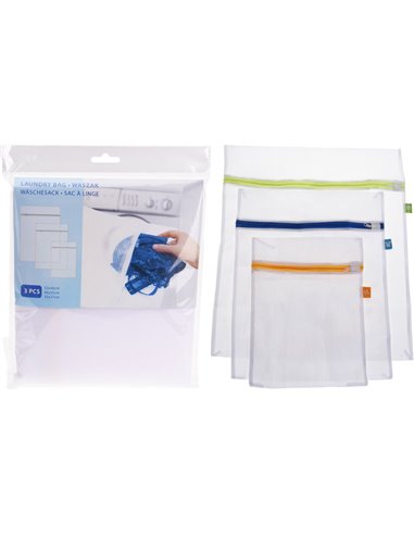 Washing Machine Bag Koopman CY5653240 White Leggings Rectangular