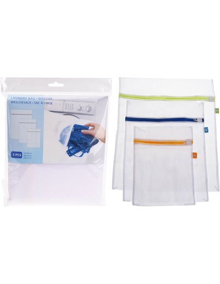 Washing Machine Bag Koopman CY5653240 White Leggings Rectangular