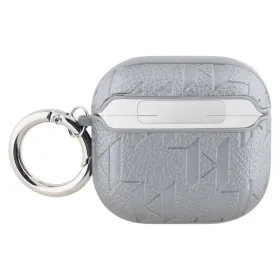 Karl Lagerfeld Monogram Choupette Head - AirPods 4 Case (silver)
