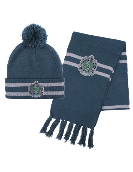 Hat & Gloves Harry Potter Dark green