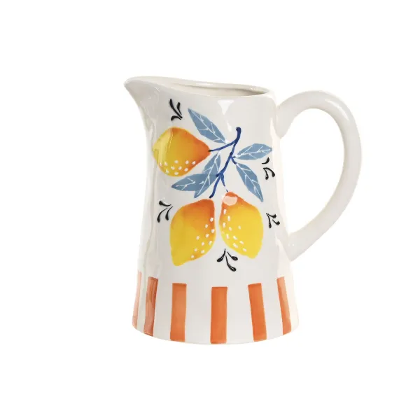 Stikla Pudele Home ESPRIT Dzeltens Zils Balts Dolomite Citrona Oranžs Vidusjūra 750 ml