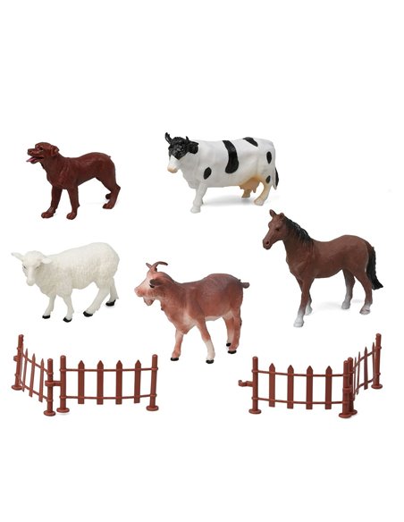 Set of Farm Animals 110371 (9 pcs)