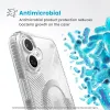 Speck Presidio Perfect-Clear Grip ClickLock & MagSafe - iPhone 16 Plus Case (Clear / Chrome Finish / Serene Silver)