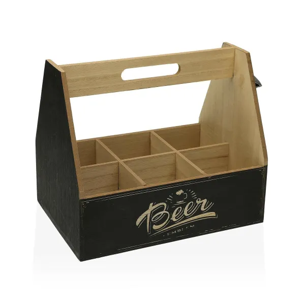 Pulloteline Versa 6 pulloa 18 x 5 x 18 cm Metalli Puu MDF