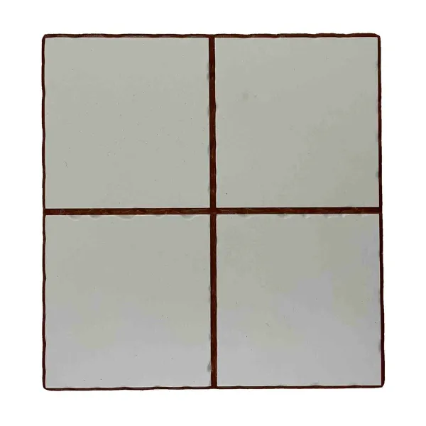 Подставка под горячее Versa Белый Керамика (20 x 20 cm)
